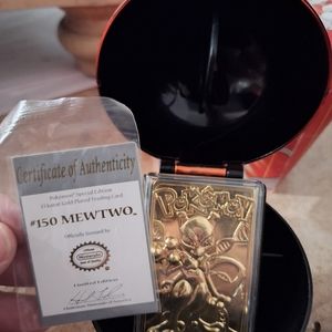 Pokemon 23k gold card